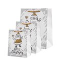 thumbnail image 1 of Nuevo Bolsa de regalo de Navidad personalizada, venta al por mayor, Material de papel pintado con purpurina, regalos de Navidad populares, 1 of 3