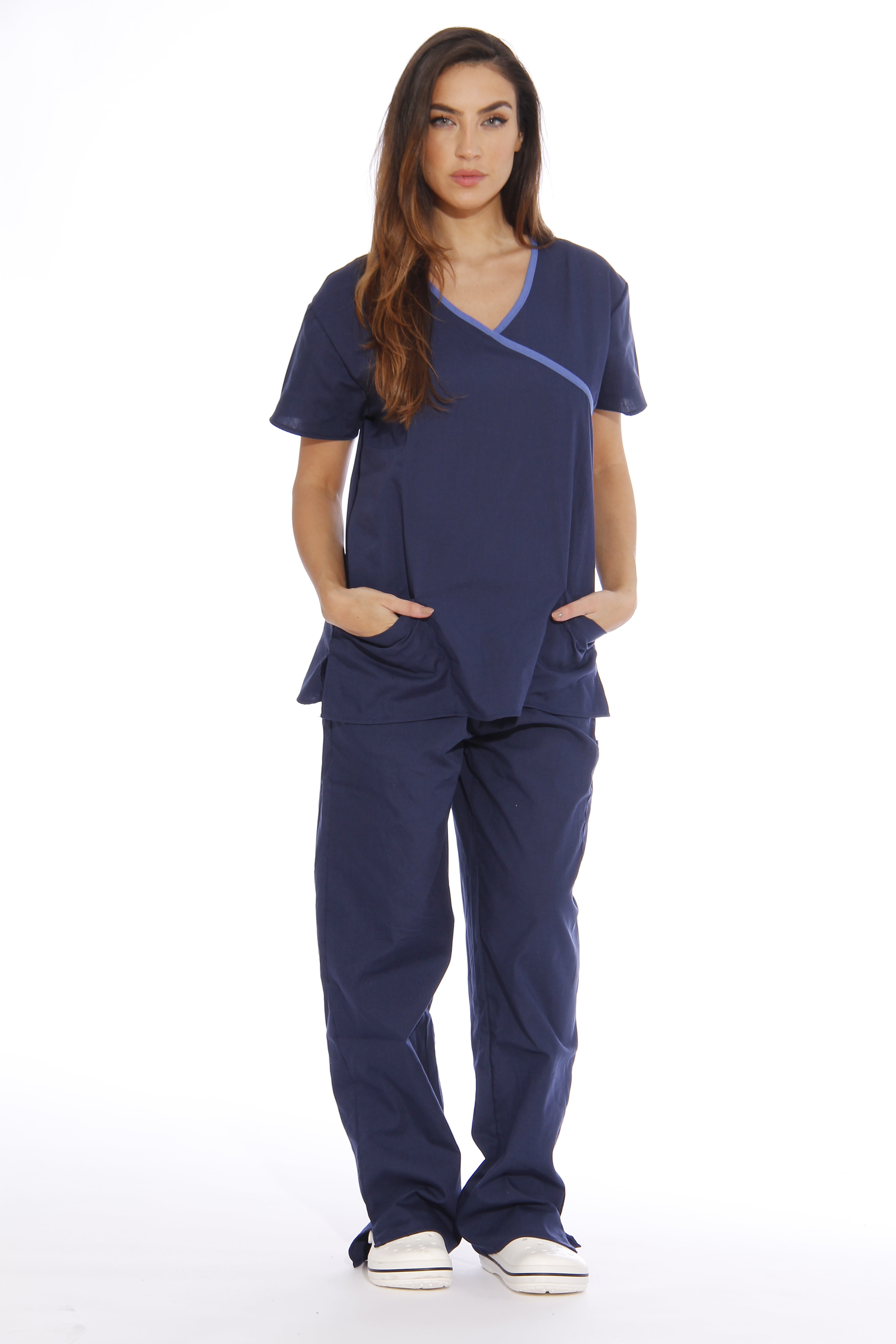 Just Love Women's Scrub Sets / Medical Scrubs (Mock Wrap) Walmart