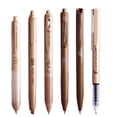 thumbnail image 1 of CSChome Stylos Gel Mignons pour Café, Encre Gel à Écriture Fluide 0.5mm, Design à Pression Rétractable pour Fournitures Scolaires et de Bureau (6 Pcs), 1 of 7
