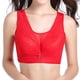thumbnail image 1 of Gibobby Sujetador deportivo sin aros de talla grande para mujer Sujetadores deportivos para mujer(Rojo,40E), 1 of 4