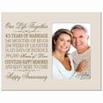 thumbnail image 2 of LifeSong Milestones 45th Anniversary Tabletop 8x10 Picture Frame Display Gift for Couple - Our Life Together (Black), 2 of 16