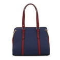 thumbnail image 5 of MKF Collection Amy Color Block Vegan Leather Women's Tote Bag by Mia K. - Navy, 5 of 9