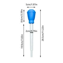 WITYUKE 11 Inch Kitchen Turkey Baster, Heat Resistant Nylon Basting Tool, Food Safe Liquid Injector, 1 Ounce Capacity for Roasting Meats & Glazing, Professional Grade Basting Syringe