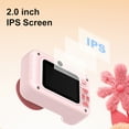 thumbnail image 6 of 1080P Digital Camera 20MP Kids Camera Cute Children Camera Cartoon Kids Selfie Camera for Boys And Girls 4XDigital Zoom 2.0in IPS Screen Dual Lenses Birthday Gift Festival Gift Great Gift for, 6 of 9