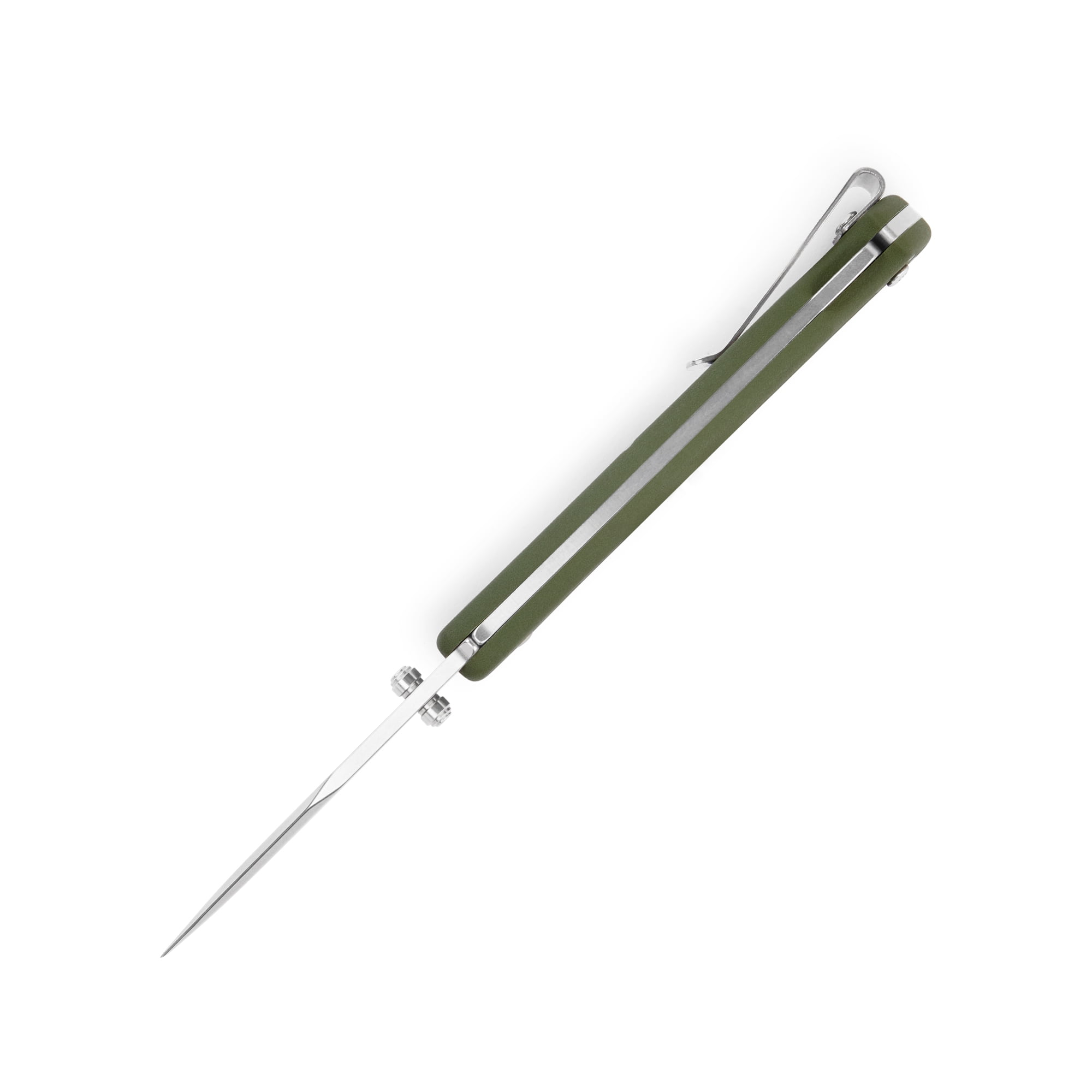 Buck Knives 112 Slim Select Folding EDC Knife, 3” Pocket Knife Blade, Green, 2.5 oz
