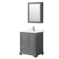 thumbnail image 7 of Wyndham Collection WCS202030SWBWQUNSMED Deborah 30" Free Standing Single Basin Vanity Set, 7 of 7