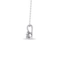thumbnail image 3 of TimeLe$$ Classics 1 Carat 3-Prong Set Round Cut Lab Grown Solitaire Diamond Pendant Necklace for Women in 14K White Gold, 3 of 5