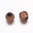 thumbnail image 2 of Round Spacer Beads Cadmium Free Nickel Free Lead Free Iron Red Copper 2mm in diameter hole: 0.8mm, 2 of 2