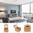 thumbnail image 5 of FELTECHELECTR 1Pcs Multi-Functional Bathroom Tissue Holder Square Wood Decor for Living Room Kitchen Dining Room, 5 of 8