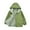 Z3 Green, variant on GYUJNB Insulated Fleece Lined Winter Hooded Jacket for Girls Windproof Warm Thermal Coat with Zip Front Pockets,Size:9-10 Years
