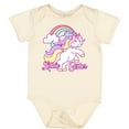 thumbnail image 3 of Inktastic Little Sister Unicorn Girls Baby Bodysuit, 3 of 5