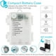 thumbnail image 4 of Guirnalda de luces navideñas con pilas, resistente al agua, 8 modos, mando a distancia, 50 LED, 100 LED, luces interiores, luces parpadeantes de cobre, 4 of 5