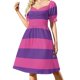 thumbnail image 2 of Este día escribimos a máquina de escribir Vestido de manga corta Vestidos de falda de mujer Vestido de cumpleaños de verano para mujer Vestido de lujo 2025, 2 of 7