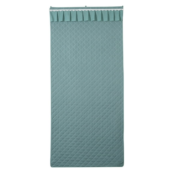 IMossad Thermal Insulated Door Curtain - 39.5x79 Inch, Thickened Fabric, Blocks Cold & Retains Warmth, Windproof & Soundproof, Easy Install with Hook & Loop Strips, Energy