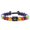 thumbnail image 4 of SUSHANG Seven Chakra Woven Bracelet Adjustable Seven-Color Seven Creative Bracelet Bracelet Fashion Rainbow Yoga Bracelet Bracelets, 4 of 8