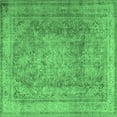 thumbnail image 1 of Ahgly Company Indoor Square Persian Emerald Green Traditional Area Rugs, 6' Square, 1 of 4