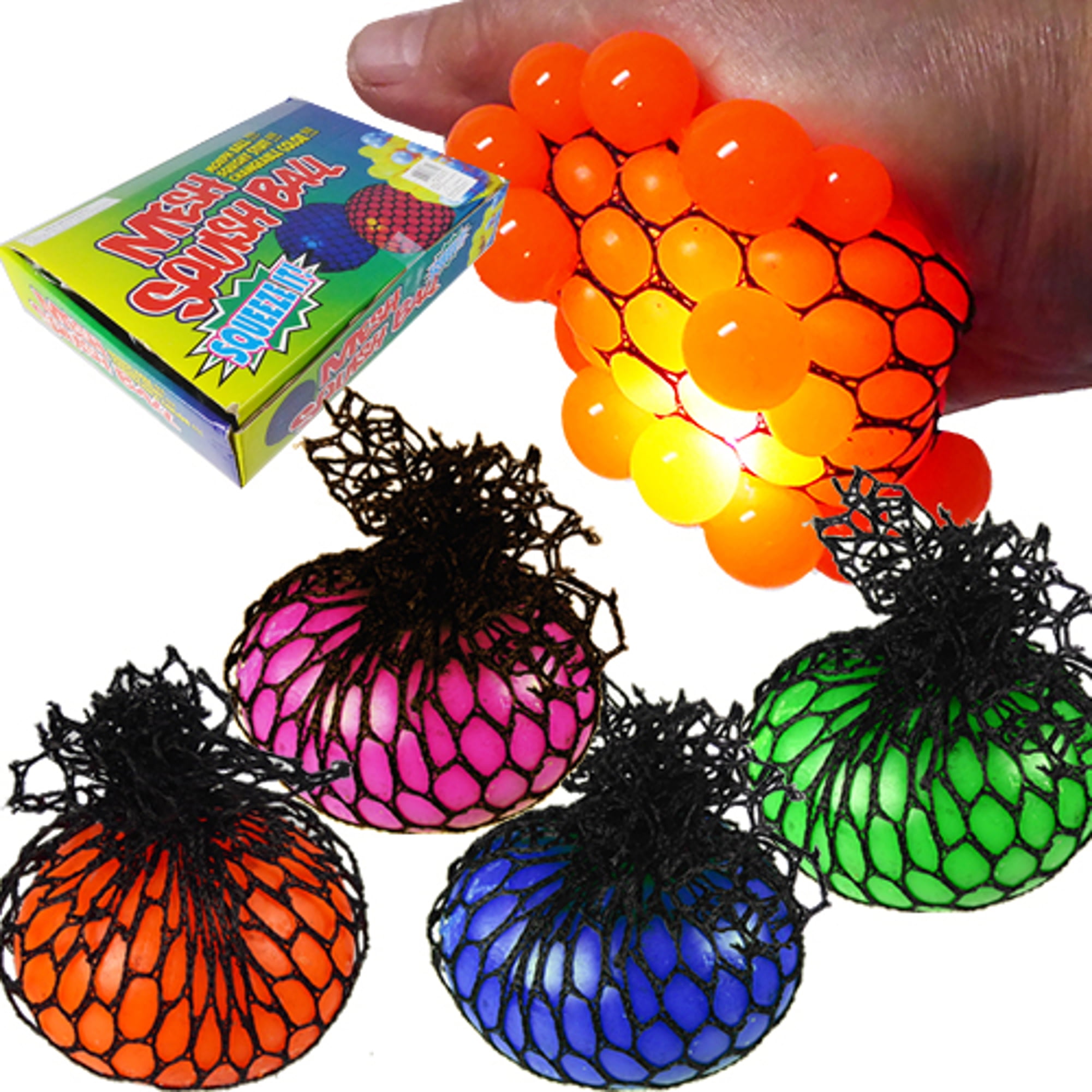 light up mesh ball