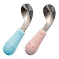 thumbnail image 3 of Miangastore Spoon Curved Handle 2Pcs 4.5X1.2X1.2In, 3 of 8