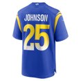 thumbnail image 3 of Men's Nike Quindell Johnson  Royal Los Angeles Rams Team Game Jersey, 3 of 3