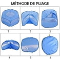 thumbnail image 2 of Parque Infantil para Animales pequeños con Funda Jaula Plegable y portátil Impermeable Transpirable para Conejos, Ardillas, Gatitos, Cachorros, Chinchillas y Erizos Azul, 2 of 5