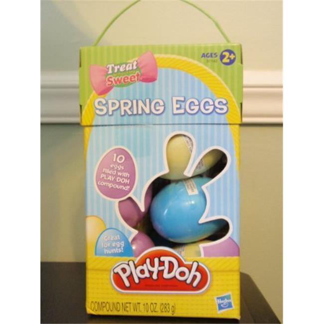 Play-Doh Spring Eggs Pastel Colors 1 pack of 4 different color eggs 