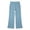 Light Blue, variant on Gunia Flared Pants For Girls Stylish Comfortable Casual With Stretchy Waistband Everyday Play School Pants 6-15 Years
