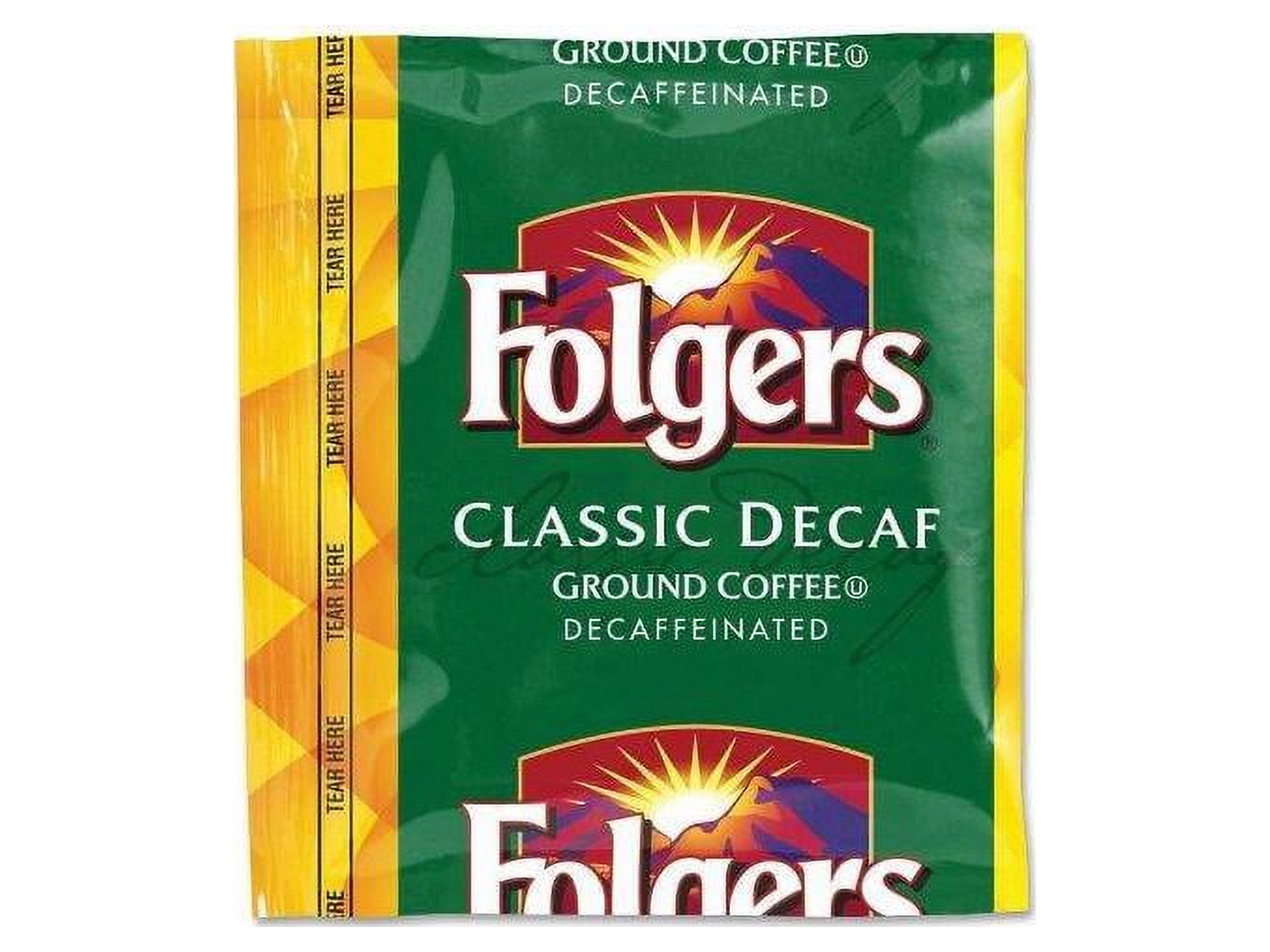 Folgers®, FOL06433, Decaffeinated Classic Roast Coffee, 42 / Carton