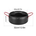 thumbnail image 2 of 22cm With Clip Tempura Kitchen Multifunctional Japanese Style Iron Deep Fryer, 2 of 10