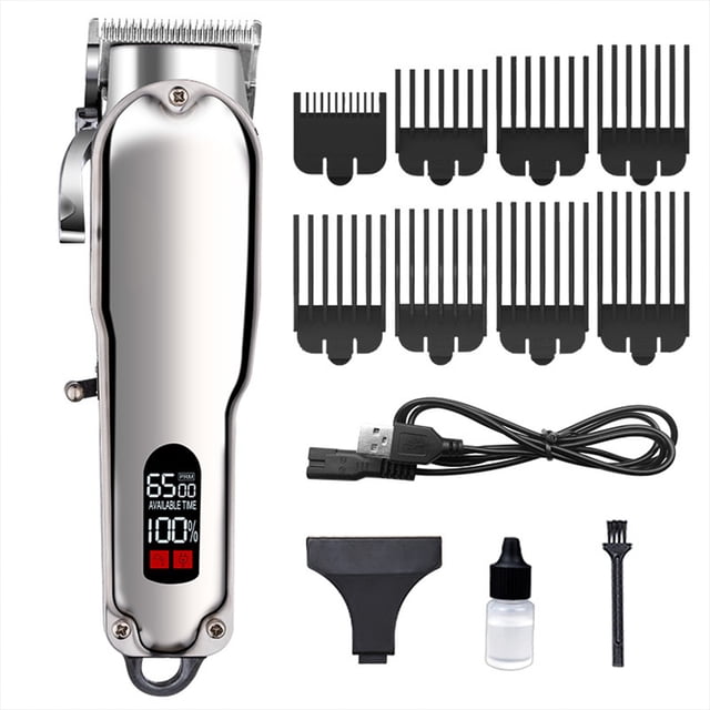 Kit de corte de pelo Pro cortapelos para hombres, cortapelos profesional, recortador de barba inalámbrico