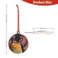 thumbnail image 3 of Sikiie Abstract Pattern Penguin Acrylic Christmas Ornament Pendant Christmas Ornaments Hanging Ornament for Christmas Winter New Year Party -Round Shape, 3 of 7