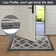 thumbnail image 2 of Indoor Door Mat, 32"x20" Front Door Mat Non-Slip Low-Profile Entrance Rug, Absorbent Resist Dirt Back Door Mat, Machine Washable Door Rugs, Khaki, 2 of 8