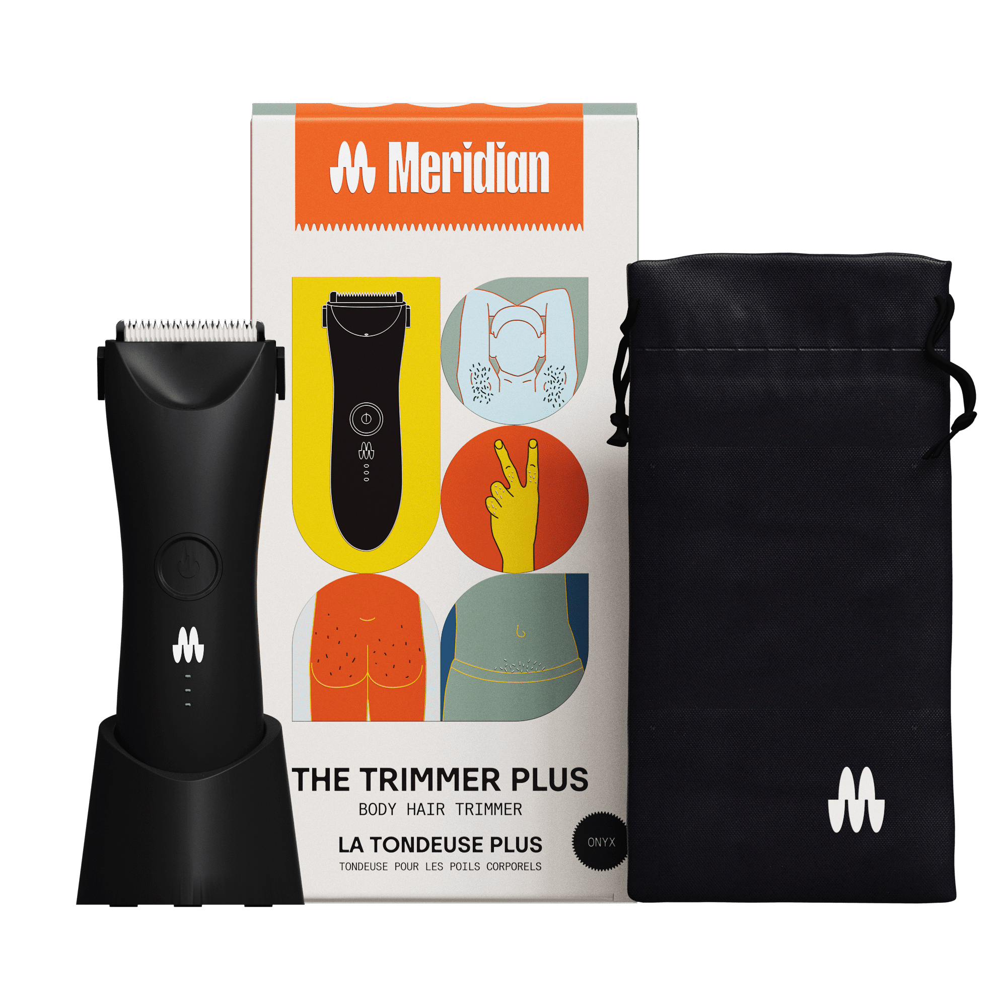 Meridian New Trimmer Plus Body Hair Trimmer for Men & Women, Precise