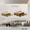 thumbnail image 4 of Elephant Stock Thomas Moulton Barn Wall Art - Horizontal Multi Panel Canvas - Living Room Wall Decor - Architecture Multi Panel - Brown And Purple Decor - 92" x 42", 4 of 8