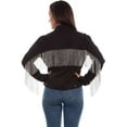 thumbnail image 2 of Scully HC792 DEN XXL Ladies Denim Jacket with Rhinestone Fringe - 2XL, 2 of 2