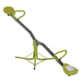 thumbnail image 1 of Homcom Blançoire Pivotante 360° Enfants Equipement Aire de Jeux Rotation Vert et Gris, 1 of 10