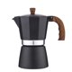 thumbnail image 2 of Bearachild Cafetera Cafetera de aluminio Olla para el hogar Accesorio de cocina Juegos de servir café y té Negro 300ml Bearachild HA002820-04B, 2 of 6