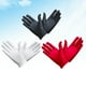 thumbnail image 3 of EeaseMX 3 pares de guantes de licra elástica para inspección de joyas, guantes de etiqueta y guantes de alto rendimiento (blanco, negro y rojo), 3 of 7
