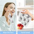 thumbnail image 6 of GZHJMY Cute Grey Koala Washcloth Set of 4 Pcs 100% Cotton Small Face Towel, 12 x 12 inch Washcloths, 6 of 7