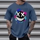 thumbnail image 2 of Camisetas de Cuello de la Tripulación de los Hombres de la Moda de Verano Casual Cuello Redondo Impreso Superior, Secado Rápido Camisa Transpirable para Deportes, 2 of 4