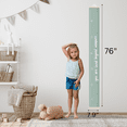 thumbnail image 4 of Morxy Canvas Growth Chart for Kids - Unisex Kids Room Wall Decor - Measuring Height Chart- Wall Tape with Height Chart for Kids (loved beyond measure sage), 4 of 4