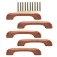 thumbnail image 2 of Shuliwen Pull Handle 5 Set of Kitchen Cabinet Furniture Handles Solid Wooden Cabinet Handles, 2 of 9