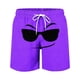 thumbnail image 4 of Pantalones cortos de playa para niños y niñas, de color liso, con estampado de expresión, transpirables y con bolsillos, para verano, 4 of 6