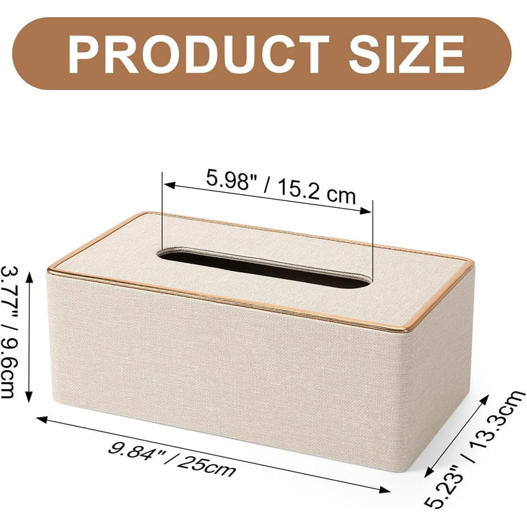  Bolt Blue Tissue Box Holder,Tissue Box Cover Rectangle, PU  Leather Kleenex Tissue Cube Boxes for Car Bathroom Office : Home & Kitchen