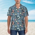 thumbnail image 4 of Balery Dachshund Dog Puppy Print Men's Hawaiian Shirts Short Sleeve Beach Shirt Relaxed Fit Vacation Button Down Shirts-X-Large, 4 of 9