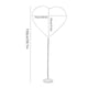 thumbnail image 4 of Juego de arco de columna con globos de amor, soporte de columna con marco de globo de corazón, decoración para bodas, cumpleaños, fiestas de bebés, 4 of 11