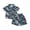 Dark Blue, variant on Toddler Boys 2Pcs Hawaii Outfits Summer Beach Button Down Shirt & Shorts Set, Sizes 12M-5T