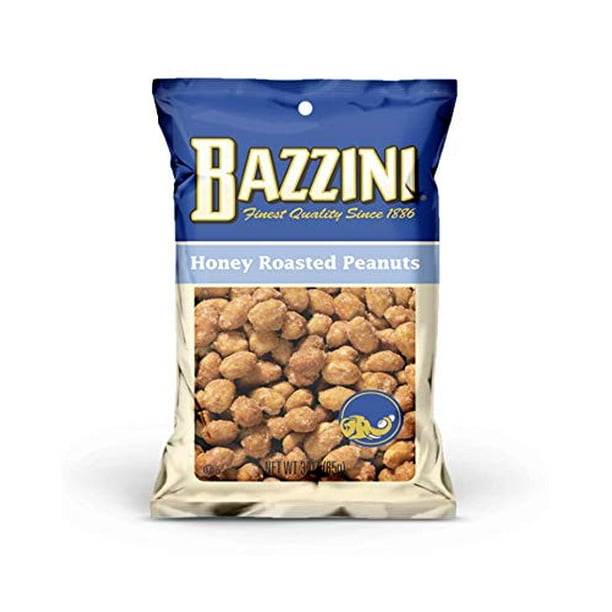 Bazzini Quality Nuts (Honey Roasted Peanuts, 12 Pack 3oz)
