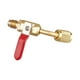 thumbnail image 4 of Adaptador de seguridad macho de 1/4" para aire acondicionado, válvula de bola, adaptador de líquido para refrigeración Rojo, 4 of 9