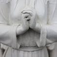 thumbnail image 5 of Northlight 27" Standing Praying Angel Religious Outdoor Patio Garden Statue - Ivory, 5 of 6