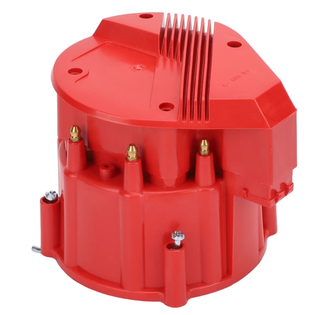 Distributor Cap and Rotor Kit High Performance Racing Cap and Rotor for HEI V8 Engines with Brass Terminals Fits 283 305 307 327 350 400 454 396 427